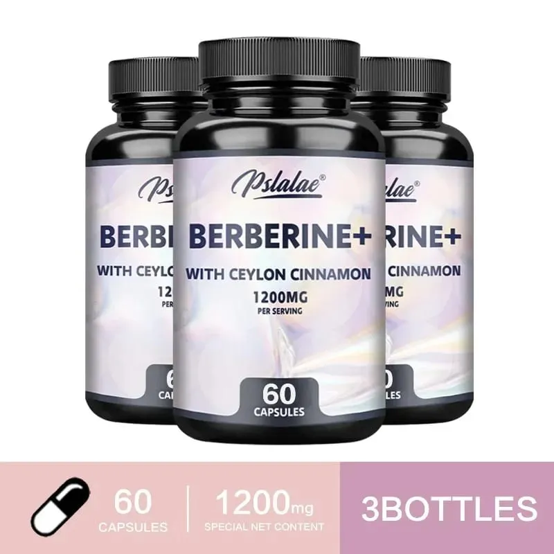 Berberine with Ceylon Cinnamon Capsules - Improve Digestion Supports Cellular Energy Metabolism Promotes Heart and Brain Health — image 10