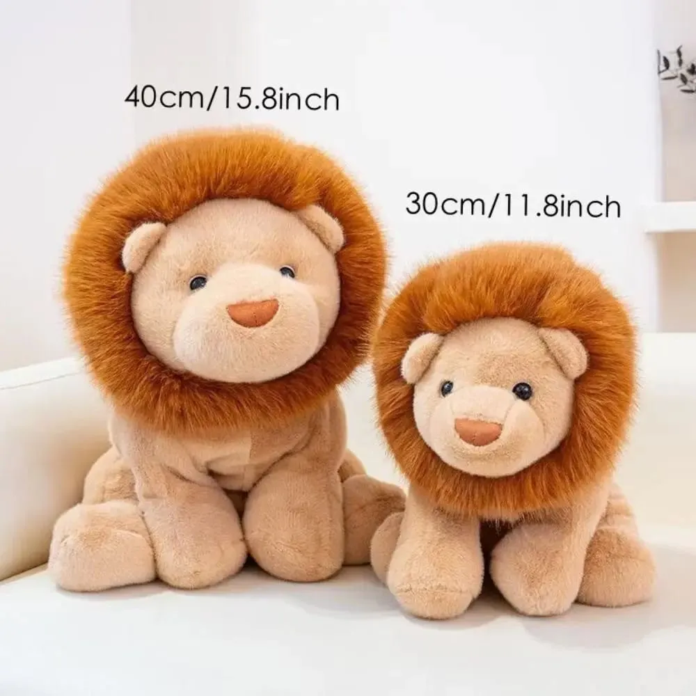 New Design Soft Lion Animal Pillow Emotional Support Cute 15.8inch — image 6