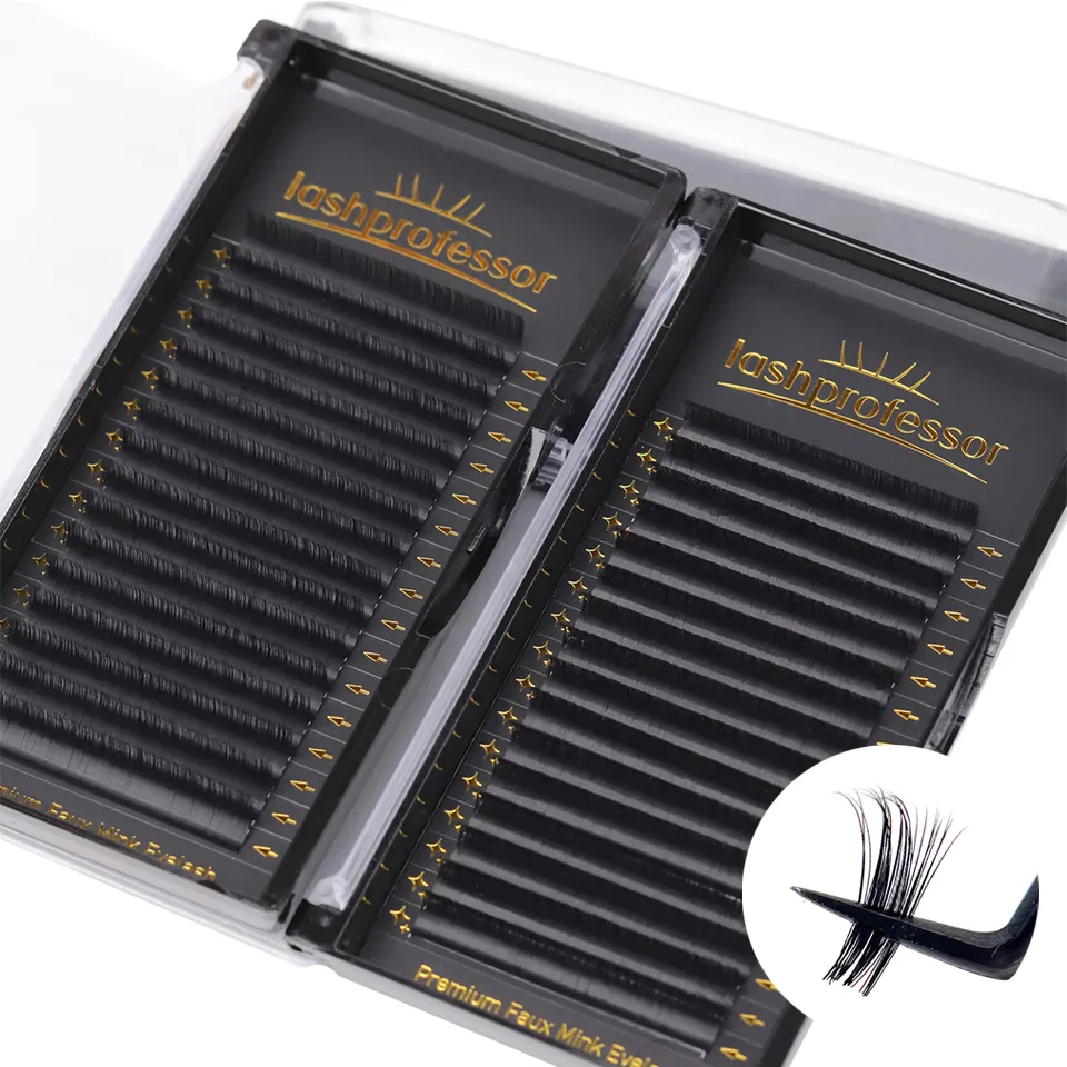 Lashprofessor 16 Rows Classic Individual Eyelashes Extensions Fluffy Volume Lashes Supply All Size Cilios Natural Soft Mink Lash