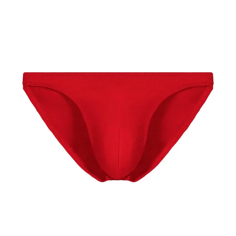 Men's Underwear, Men's Small Triangle Briefs, U-Convex Thin Elastic Sexy Low-Waist Tight-Fitting Narrow-Edge Briefs