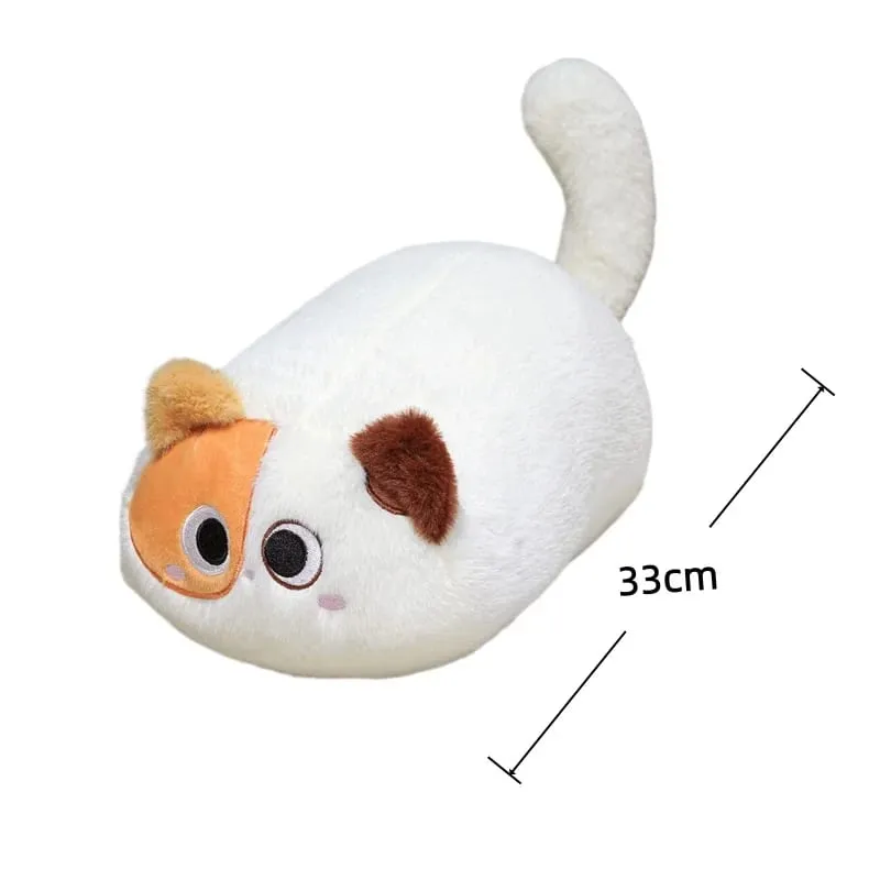 33cm Cat Plush Cushion Adorably Cat Stuffed Pillow Kawaii Throw Pillow Home Decor Toys Soft Sofa Cushion Creative Birthday Gift