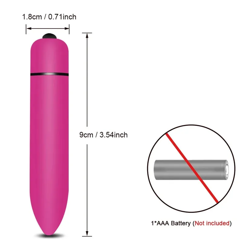 Mini Size Bullet Vibrator Butt Plug for Men Women Anal Plug Beginner Battery Powered Prostate Massager for Gay Adult Sex Toy