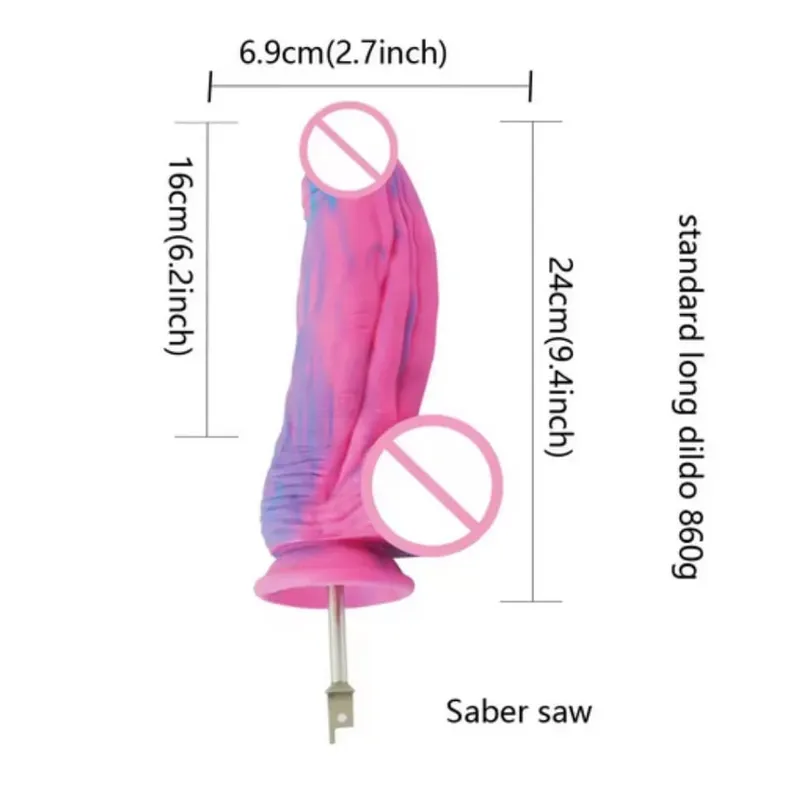 Saber Jigsaw Reciprocating Saw Large Silicone Dildos Reciprocating Saw 3XLR VAC-U-LOCK Adapter Attachments Sex Machine — image 22