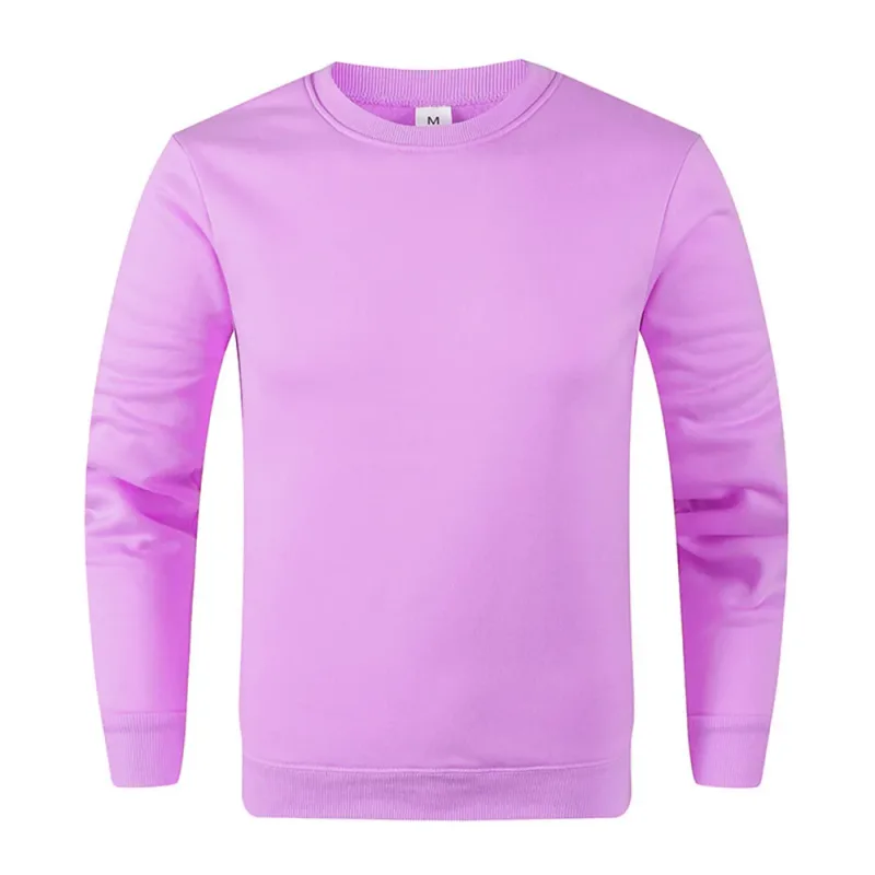 ผู้ชาย Basic Pullovers เสื้อลำลองสำหรับผู้ชายผู้หญิงสีทึบฤดูใบไม้ผลิฤดูใบไม้ร่วง Hoodie กีฬาเสื้อแขนยาว Techwear