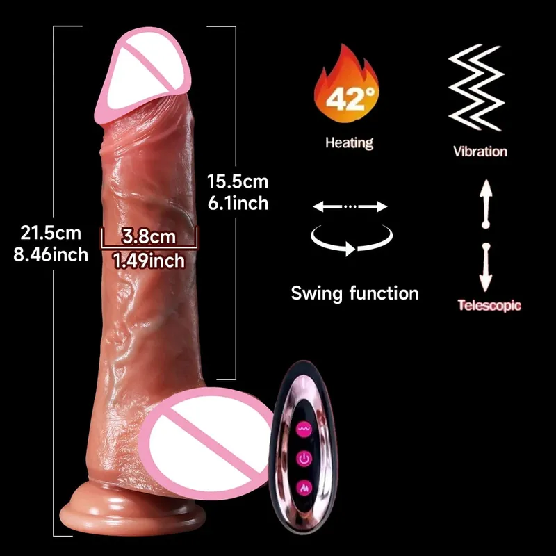 Realistic Dildos Vibration For Women Masturbation Anal Plug Penetration Anal Thrusting Penis Dildo Vibrator Sexy Adult Sex Toys — image 12