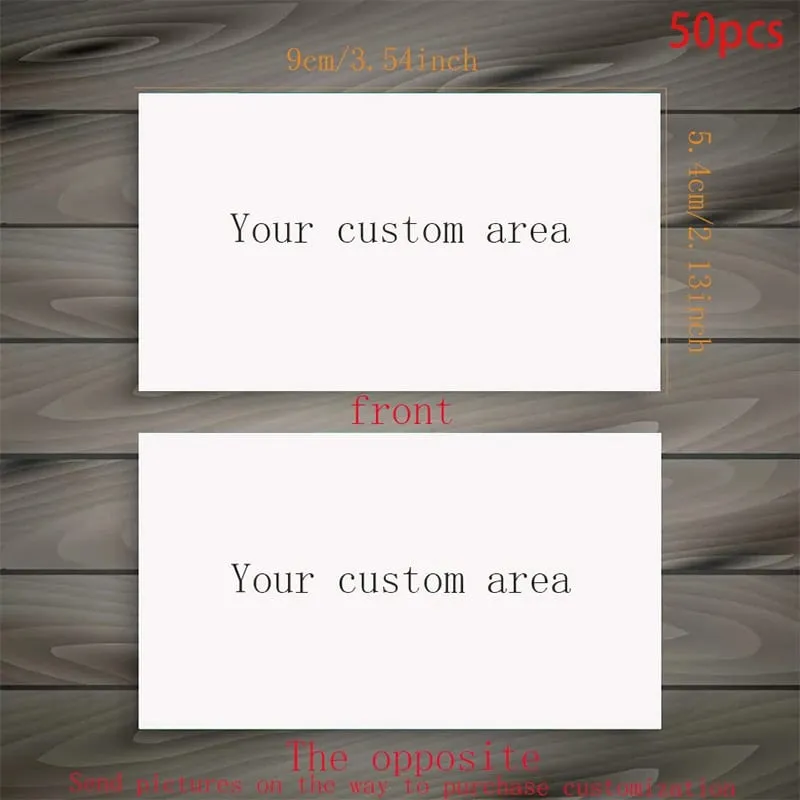 10pcs Customized Premium Business Cards High Quality Printed Invitation Cards Greeting Cards Postcards Personalized Gifts — image 8