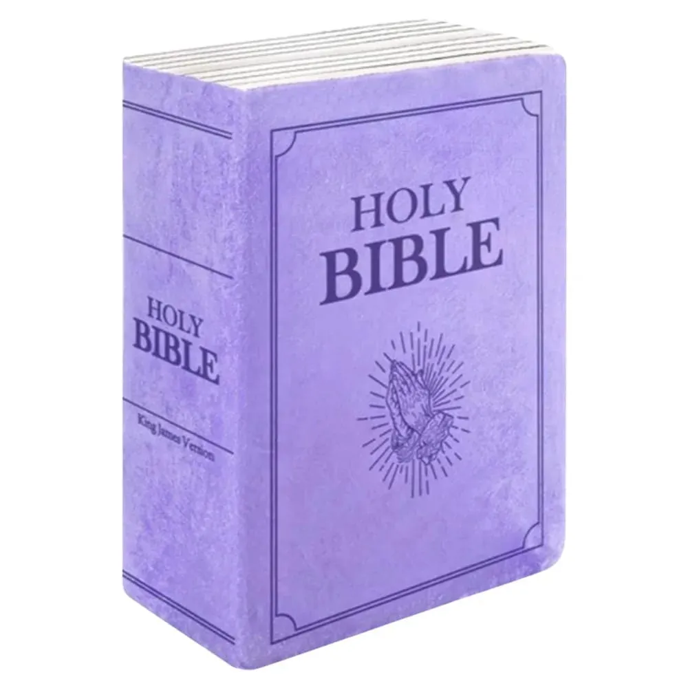 Living Room Realistic Looking Bible Pillow Sofa Cushion Home Decor Bible Throw Pillow Cutest Bible Cushion Christmas Present — image 15