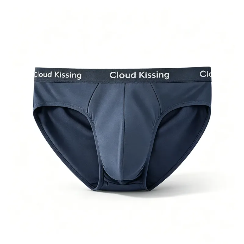 10-Piece Set Cloud Kissing Men's U-Pouch Briefs Soft Silky Breathable Premium Stretch Waistband All-Season Daily Underwear