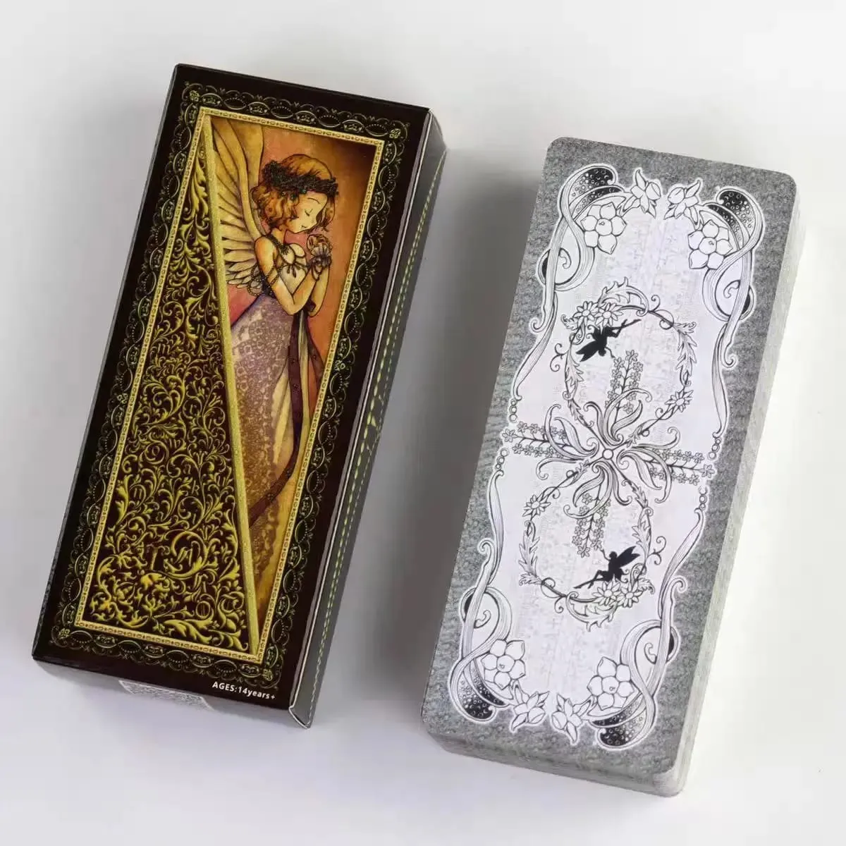 Low Scare Tarot Cards 78PCS Anime Fairy Tale Deck Kawaii Cute Oracle Divination Beginner Friendly Witchcraft Spirit Board Game