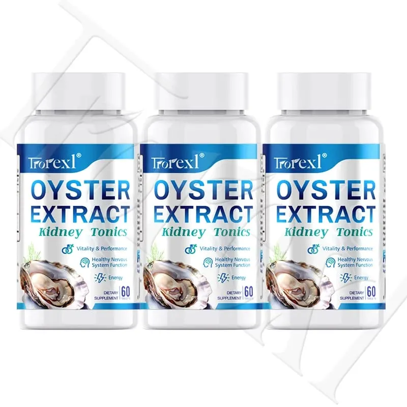 Oyster Extract - Supplement for Men Boosts Performance Supports Vitality Enhancing Extra Strength 60 Tablets — image 8