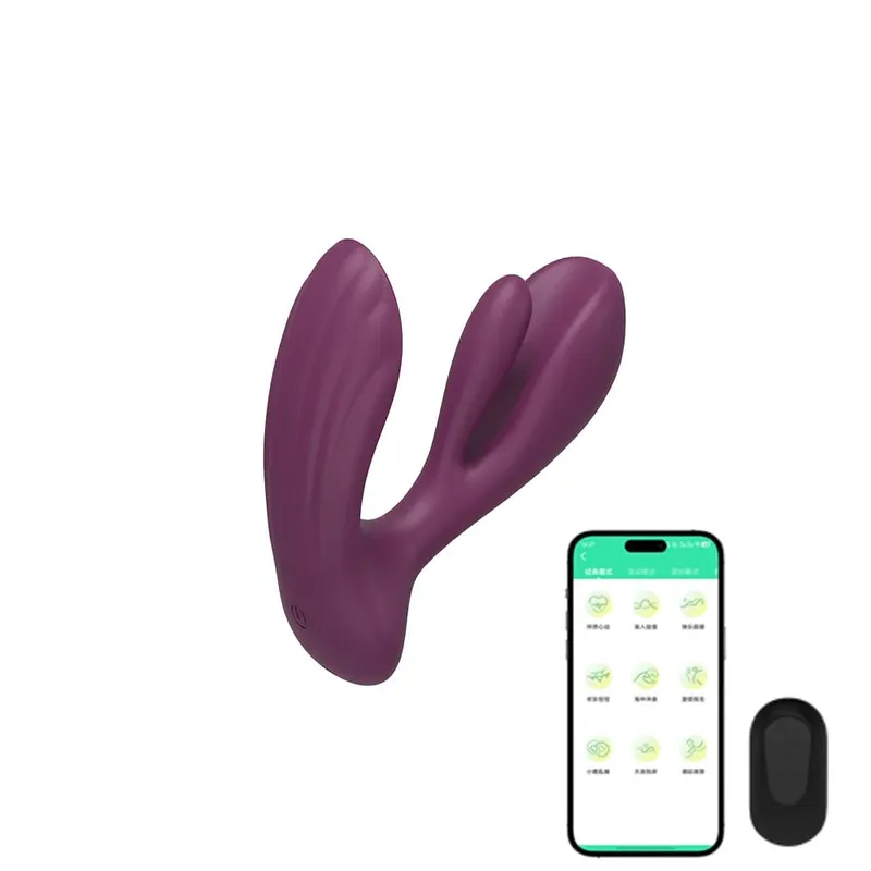 Wearable G Spot Vibrator for Women APP Remote Control 10 Vibration 3 Rotation Modes Clitoral Stimulation Female Orgasm Sex Toy