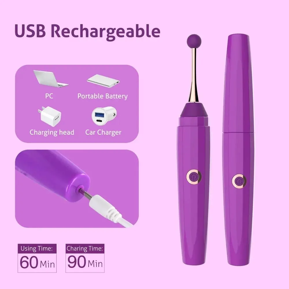 Clitoral Vibrator for Women G-Spot Dildo Nipple Stimulator Anal Vibration High Frequency Personal Massager Wand Bullet Sex Toys — image 6