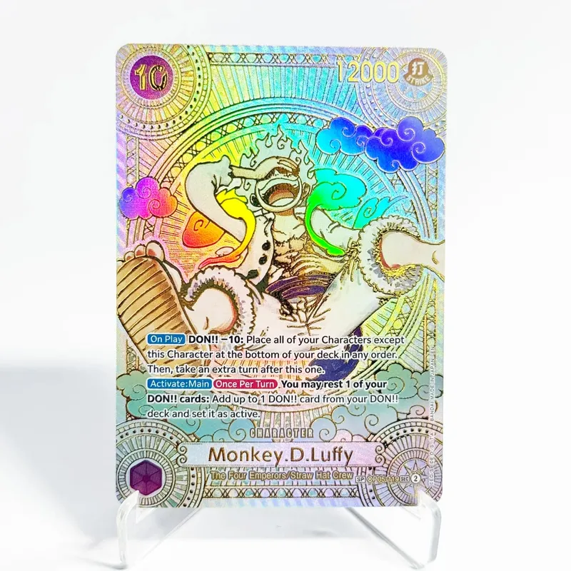 (EN/JP) ONE PIECE GAME Card Monkey D Luffy OP05-119 Manga SP Gold/Silver High Quality Textured Flagship Proxy Cards — image 6