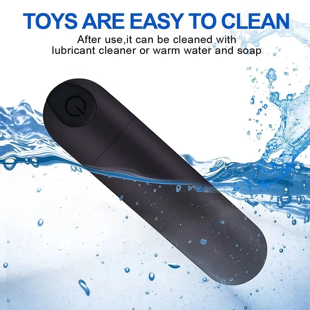 Mini vibrador bala poderoso para mulheres, ponto g, masturbação, estimulador de clitóris, massageador vaginal, brinquedos sexuais eróticos para adultos — image 3