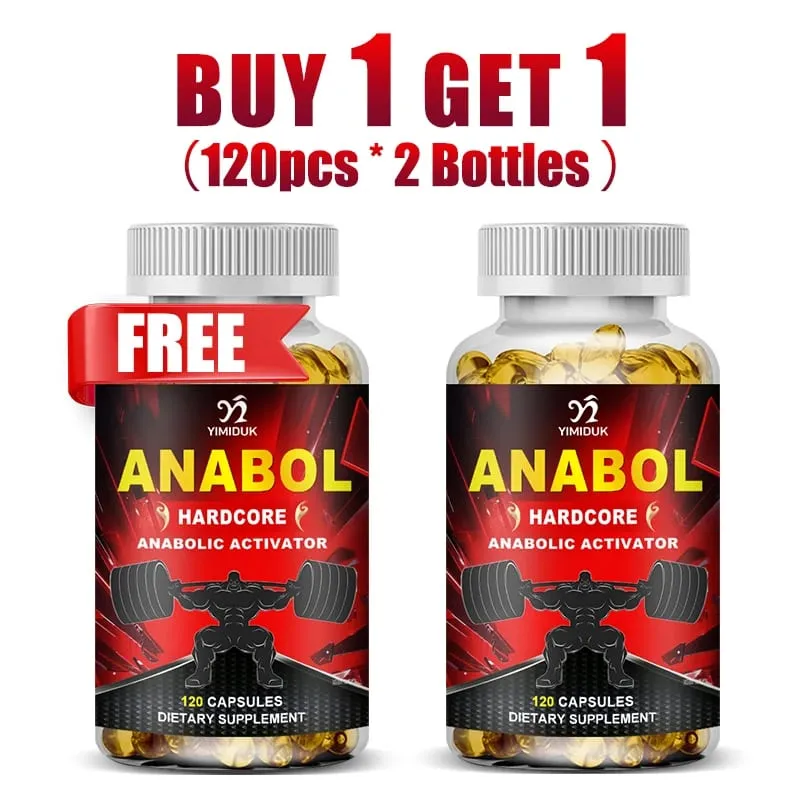 Buy 1 Get 1 Free! Anabol Hardcore Supplement for Muscle Growth Improved Endurance Stress and Mood Relief and Overall Health — image 8