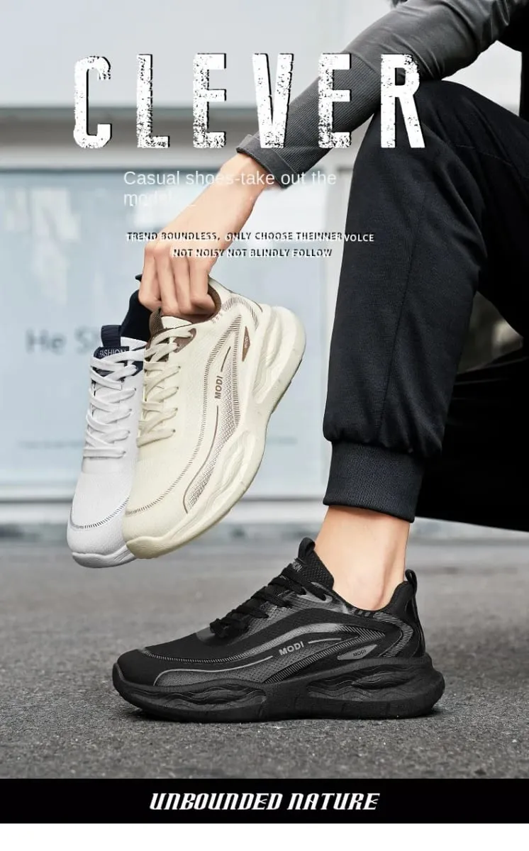 Artificial Leather Men Casual Shoes Breathable Male Lightweight Sneakers Outdoor Spring Walking Comfort Free Shipping