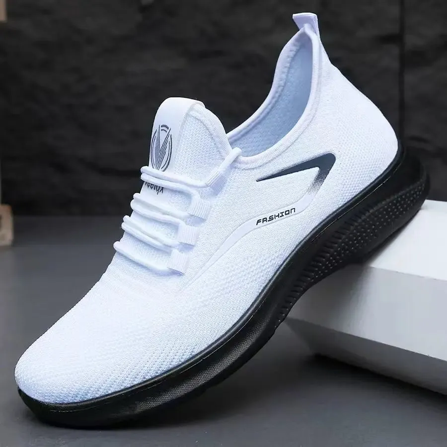 Men Comfort Knitted Loafer Sneakers 2026 New Arrival Breathable Air Knit Upper Slip On Shoes — image 10