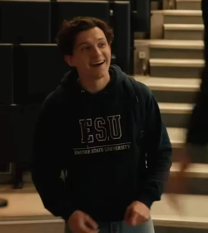 ESU Empire State University Hoodie Sweatshirt Tom Holland Brand New Day Merch Peter Hoodies Unisex Spring and Summer Long Sleeve — image 3