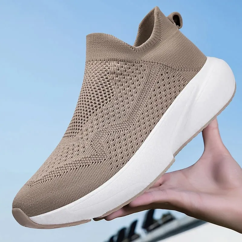 Men Running Shoes Walking Shoes Sock Shoes Men Sneakers Slip On Loafers Sport Shoes Men Sneakers Casual Shoes Couple Shoes — image 4