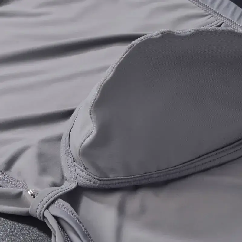 Men's Ice Silk Boxer Shorts Low Waist Breathable Underwear with Detachable Inner Lining Moisture Wicking Summer Panties