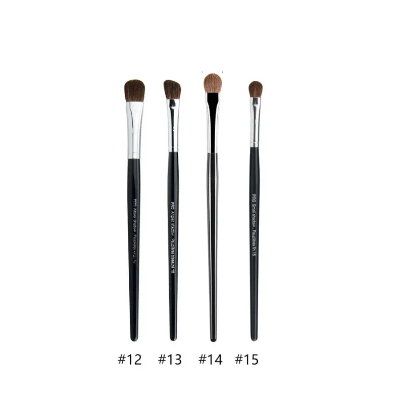 4pcs/set Pro Allover Eye Shadow Makeup Brushes Lip Brow Precision Concealer Blending Domed Crease Smudge Highlight Make Up Brush