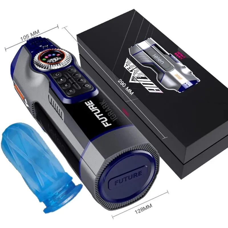 Leten 708-III Quiet Vibrator Heating Moaning USB Charging Automatic Telescopic Male Masturbation Vagina Pussy Sex Toys for Men