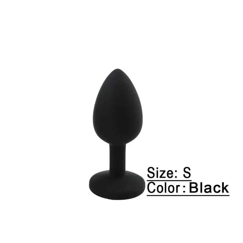 S/M/L Soft silikonový anální kolík Mini Erotický anální kolík Sexuální hračka pro začátečníky Muži Ženy Gay páry Stimulátor prostaty Anální sexuální hračka