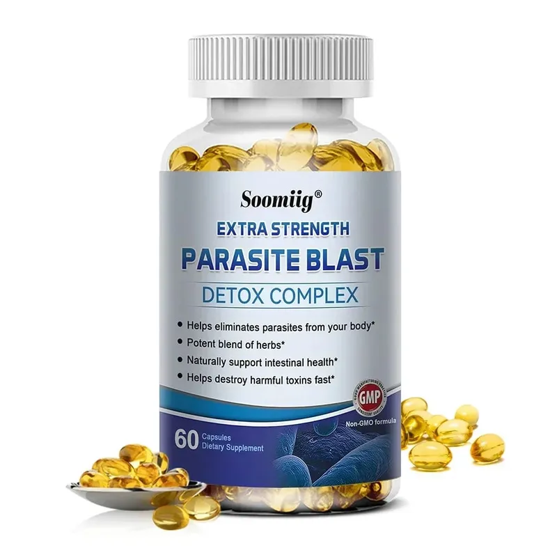 Parasite Express - suplemento natural para a saúde intestinal que limpa o cólon, desintoxica e limpa, aumenta a imunidade do fígado