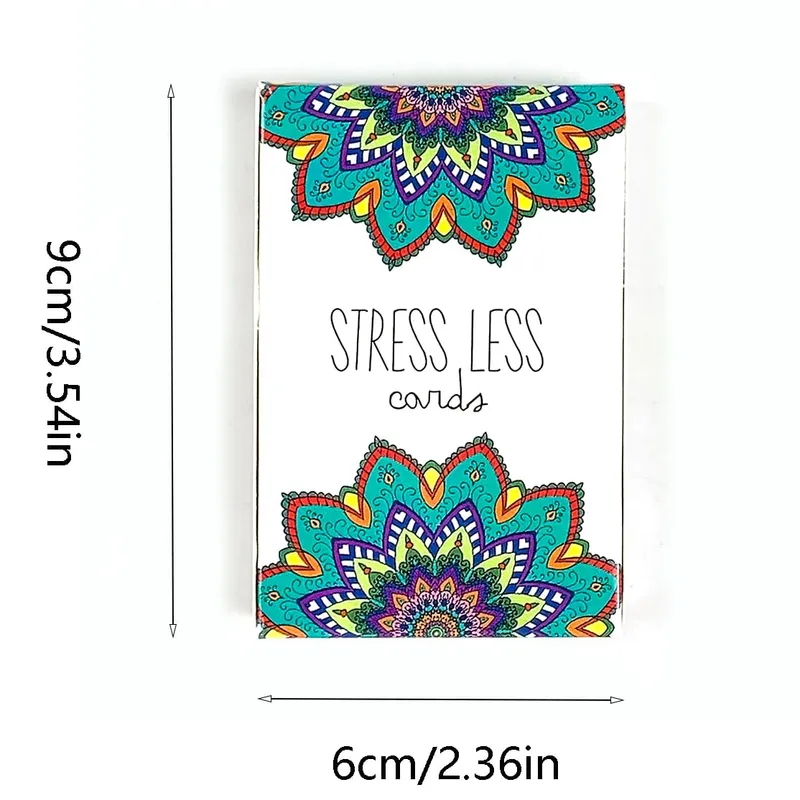 Sunny Present Stress Less Cards Helps Relieve Stress And Anxiety Cards Game Perfect For Halloween Christmas New Year Gifts — image 6