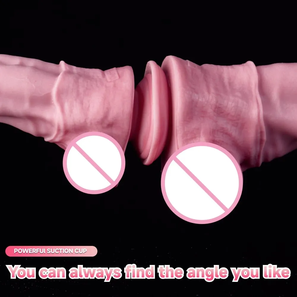 Oieffur Horse Dildo para sa mga Babae Platinum Silicone Napakalaking Dildo na may Suction Cup Massage Anal Vaginal Big Penis Sex Toys para sa Pang-adulto