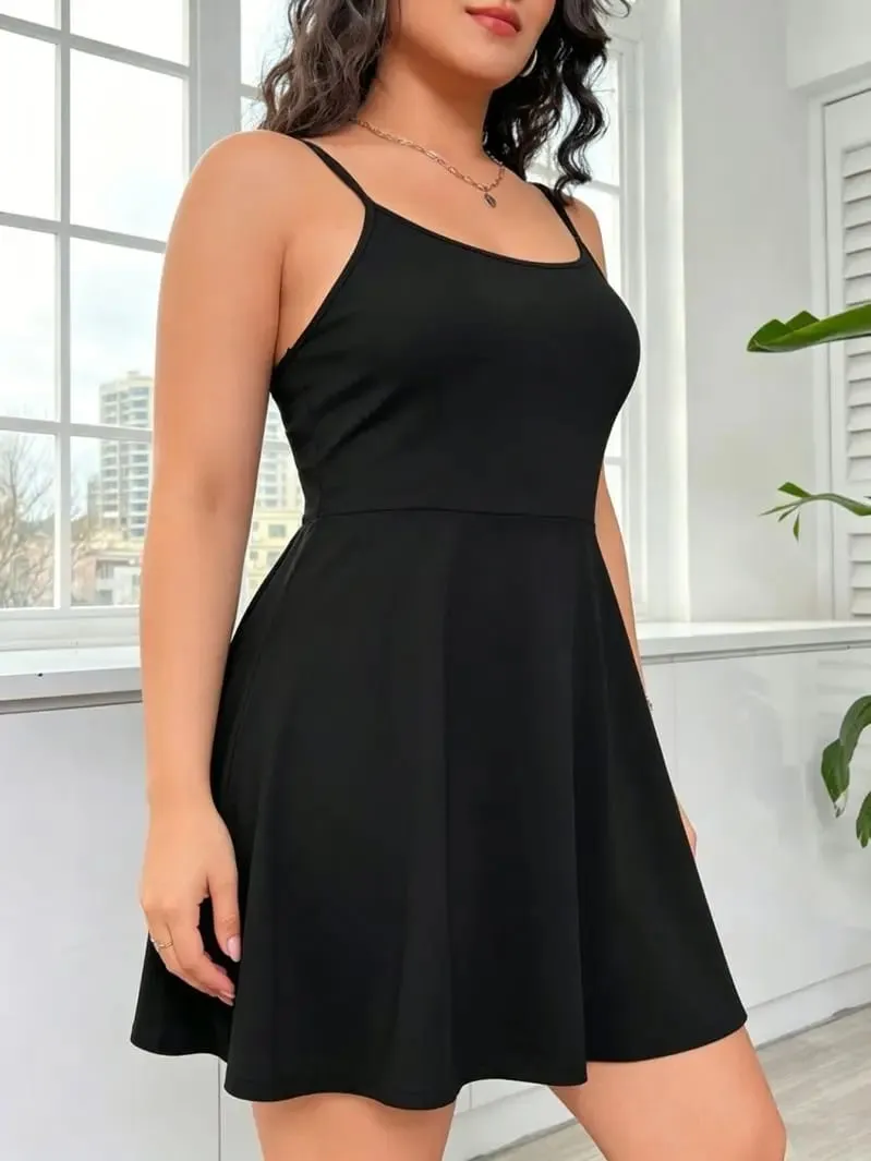 Slim Fit A-Line Fashionable Camisole Casual Versatile Short Skirt Simple Elegant Women's Clothing
