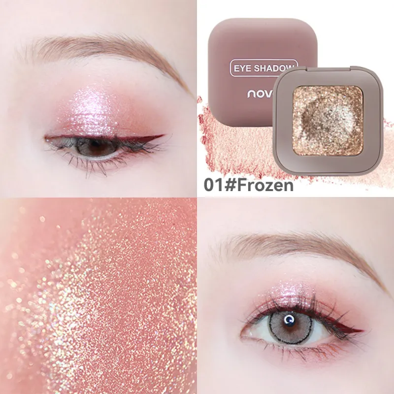 Keyboard Fingertips Cool Eye Shadow Makeup Paint Glitter Eye Shadow 3D Bare Metal Eye Shadow For Brightening Eye Makeup