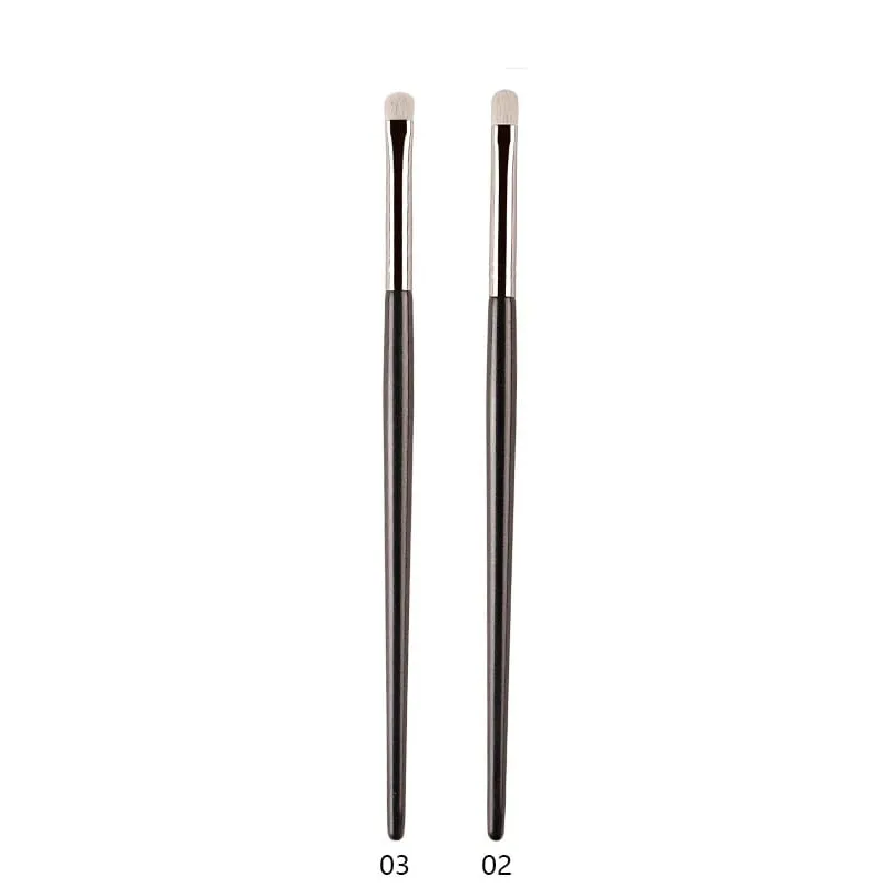 1pc White Pony Hair Eyeshadow Makeup brushes Small Smudge Precision Crease Detail Bevel Eye Shadow Make up brush Liner Lip — image 18