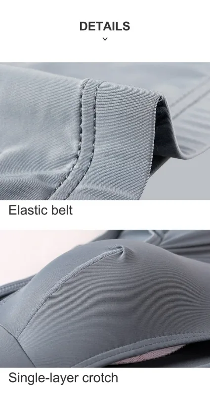 Ice silk underwear men's shorts summer breathable ultra-thin low waist trend personality SAO small triangle underwear bottom