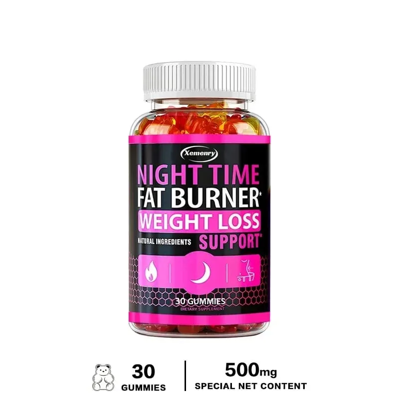 Nighttime Metabolism Gummies - Tone Up Capsules for Bloating & Metabolism Appetite Suppressant