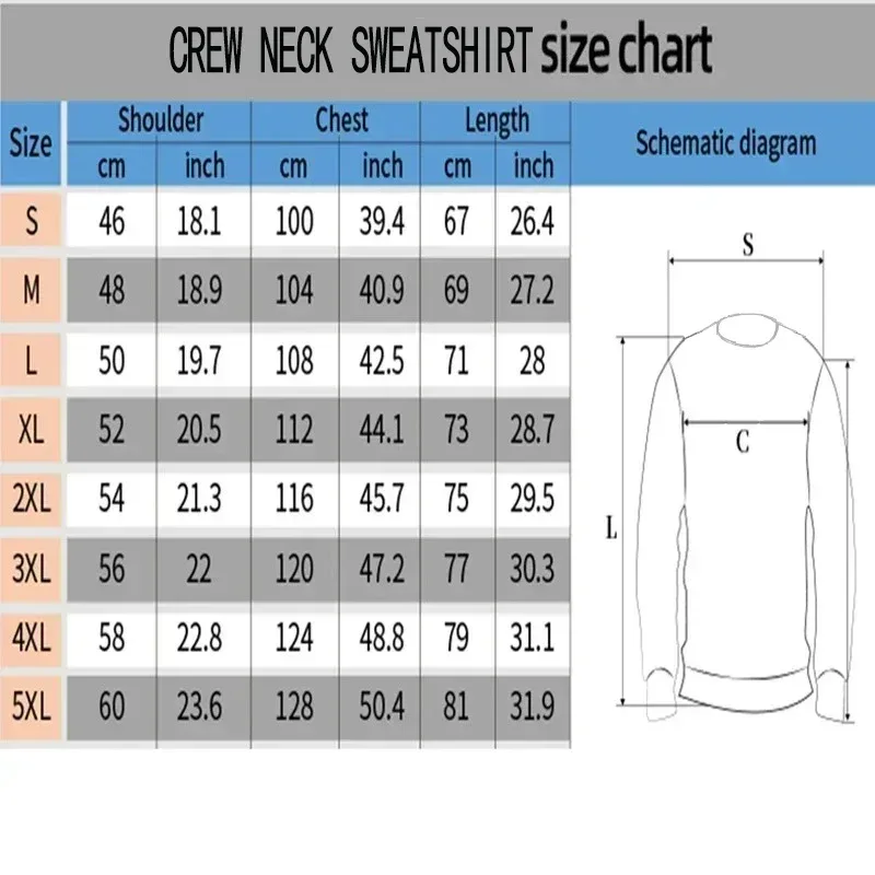 Santa Jaws Jaws Men's Crew Neck Ugly Christmas Sweatshirt Soft Comfy Stylish Relaxed-Fit Plus Size Long Sleeve Autumn Winter