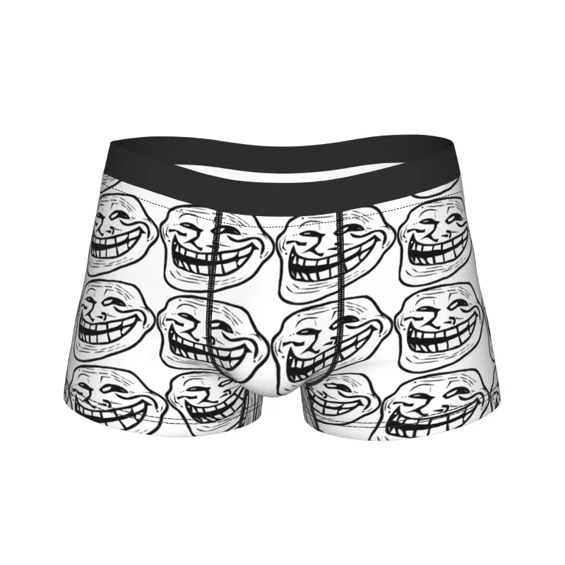 Rage Comic Trollfac Trunk Funny Anime Pouch Underwear Hot Sale Corak Boxer Brief Selesa Lelaki Seluar Dalam Plus Saiz — image 14