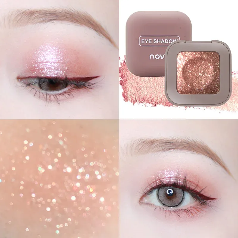 Keyboard Fingertips Cool Eye Shadow Makeup Paint Glitter Eye Shadow 3D Bare Metal Eye Shadow For Brightening Eye Makeup