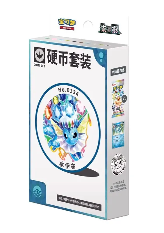 การ์ด Pokemon ของแท้ Trading PTCG จีนตัวย่อ 18.0 Zhu & สีม่วง Taijing Shengju Csv9.5c Ibrahimovic's เหรียญชุด