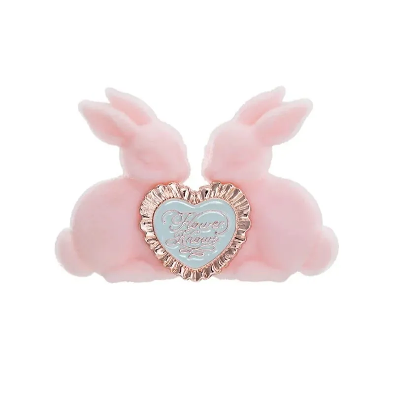 Flower Knows Bunny Garden Series Blush Brush - Flower Knows Wool Loose Powder Highlighter Cosmetic Tool for Makeup — image 14