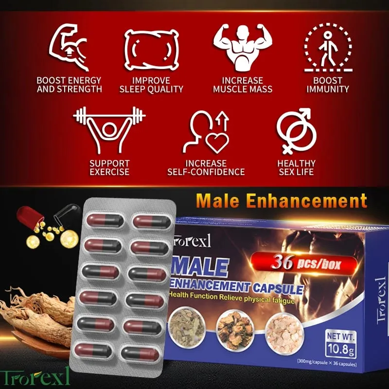 Epimedium Capsule 100% Pure Non-GMo understøtter reproduktiv sundhed Natural Energizer — image 3