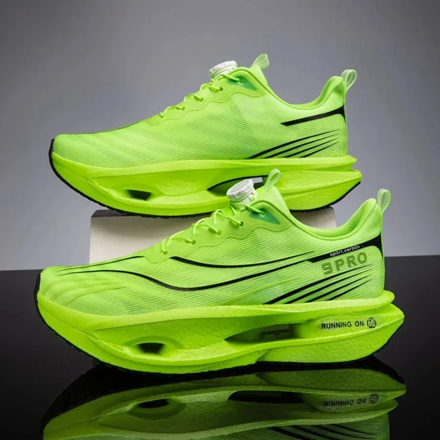 2026 Running Shoes Carbon Board Marathon Men Sports Breathable Lightweight Women's Comfortable Athletic Nonskid Casual Sneakers — image 3
