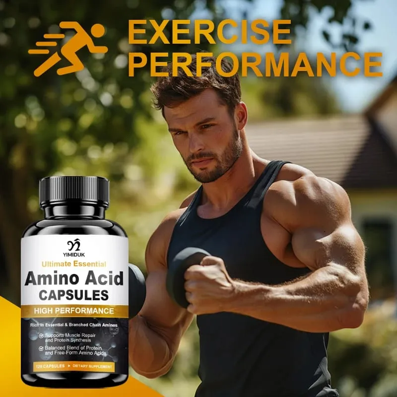 All-Natural Amino Acid Supplement Natural Energy & Stamina Promotes Healthy Metabolism & Total Body Wellness Gluten Free