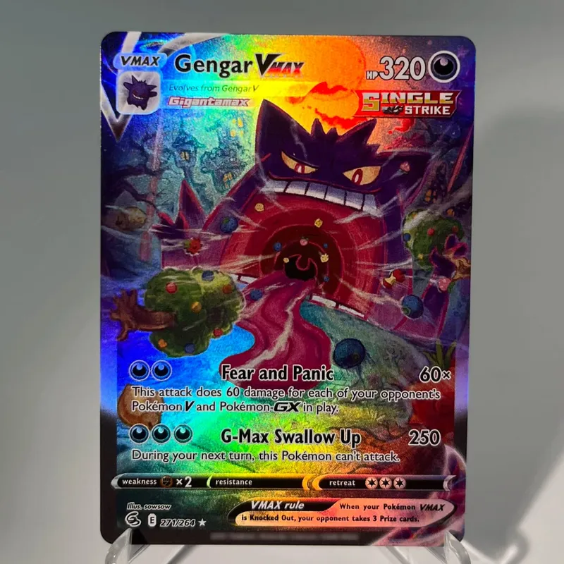 Pokémon GO PKM Cards PTCG6-E GX Rainbow Mewtwo V Dragonite VSTAR Rare Collection Battle Toys Gifts for Hobbies — image 34