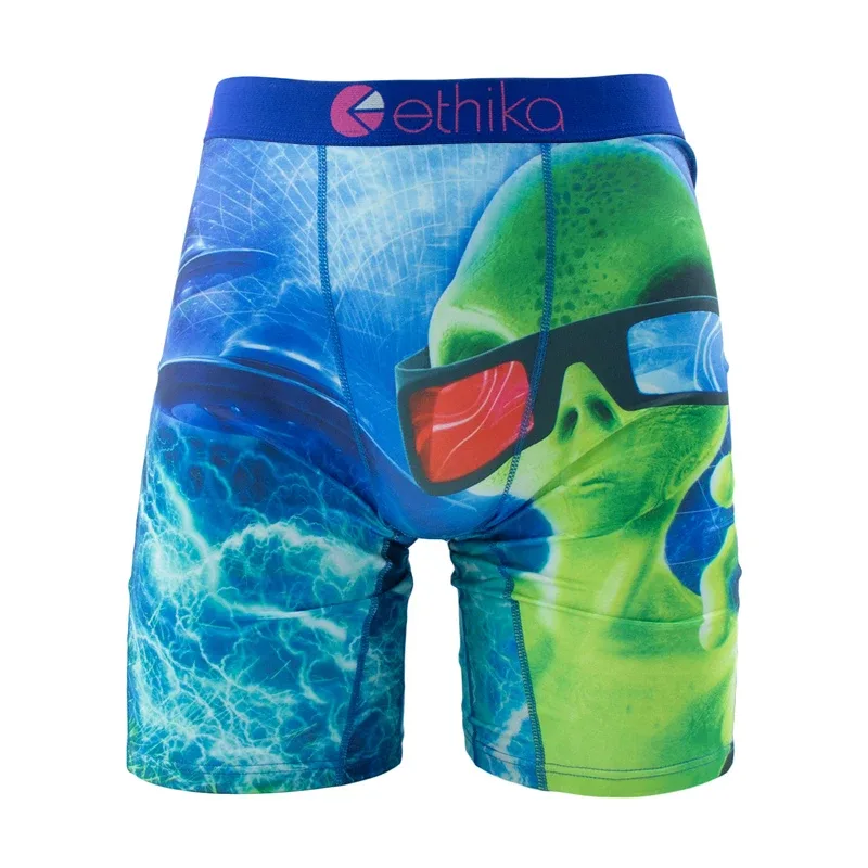 1Pcs Men Underwear Boxers Breathable Mesh Crotch Mens Panties Plus Size S-3XL Summer Man Underpants Men's Boxers Briefs