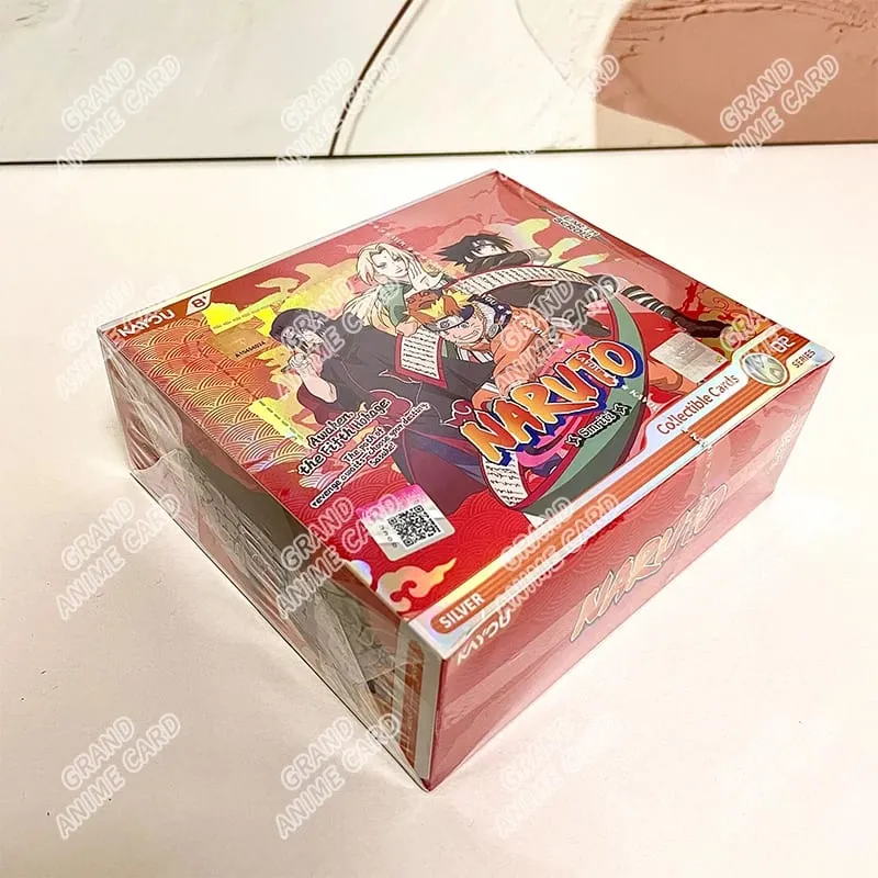 Genuine Naruto T4W8 JIN1 JIN2 SEA English Version Global Version Booster Box Anime TCG Rare CR Ninja World Collection Card