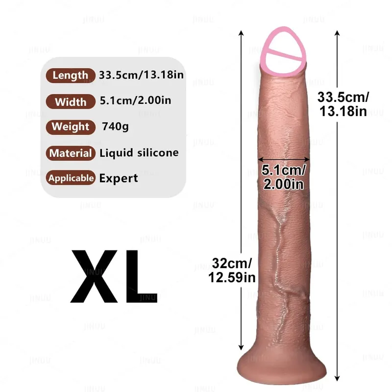 Realistic Long Dildo Anal Plug with Suction Cup Strap-on Penis Butt Plug Long Dick Sex Toys for Women men Phallus Anal Dilator