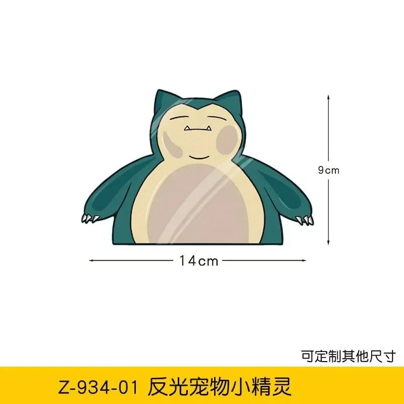 20 stile Pokemon bilklistermærker Anime figur Pikachu Gengar Eevee Charmander Sød tegneseriedukke Kreativt klistermærke Fødselsdagsgaver