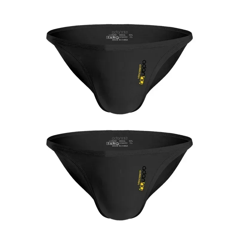 Men Modal Low‑Rise Briefs Sexy Solid Color Simple Triangle Underwear Sports Breathable Comfortable Male Panties — image 51