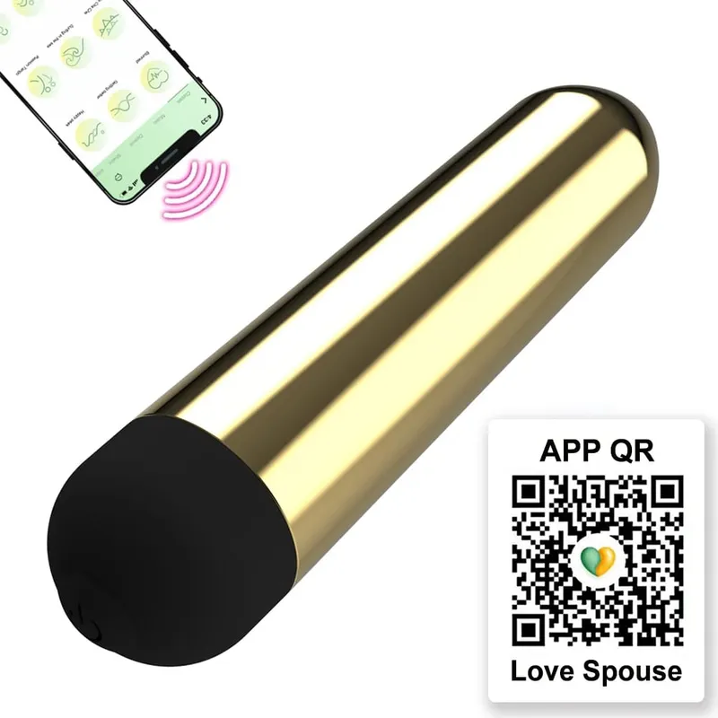 強大的子彈振動器 APP 藍牙控制陰蒂 G 點刺激按摩器迷你肛門陰部刺激器女式性玩具 — image 9